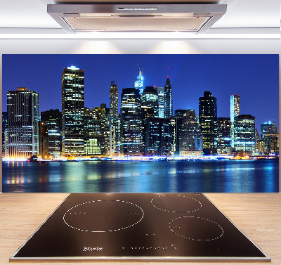 Rivestimento parete cucina con motivo ispirato a Manhattan, New York