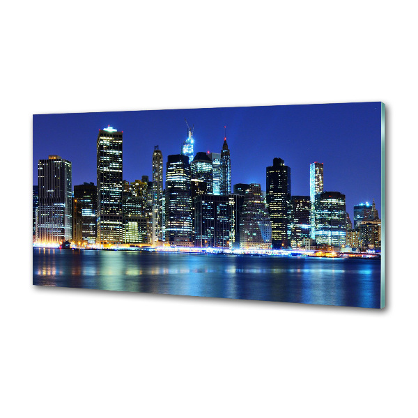 Rivestimento parete cucina con motivo ispirato a Manhattan, New York