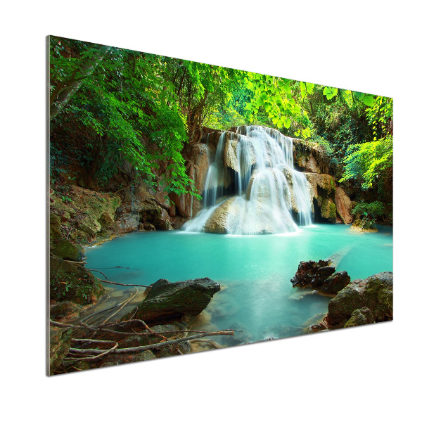 Rivestimento parete cucina con motivo a cascata