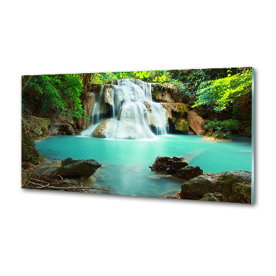 Rivestimento parete cucina con motivo a cascata