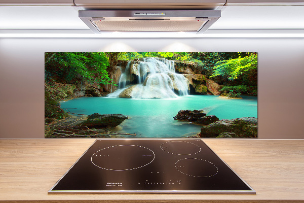 Rivestimento parete cucina con motivo a cascata