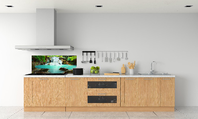 Rivestimento parete cucina con motivo a cascata