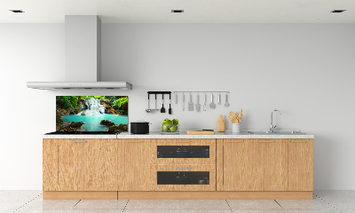Rivestimento parete cucina con motivo a cascata