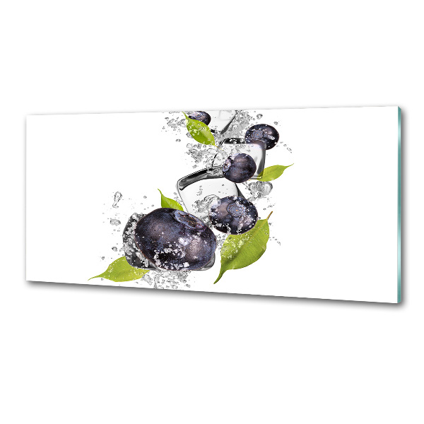 Pannello retrocucina con decoro a frutti di bosco ghiacciati