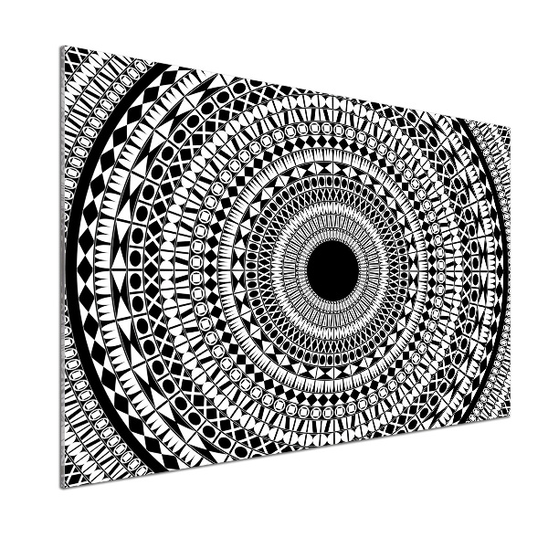 Pannello paraschizzi cucina con ornamenti circolari