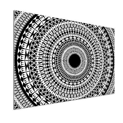 Pannello paraschizzi cucina con ornamenti circolari