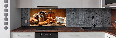 Rivestimento parete cucina per la colazione