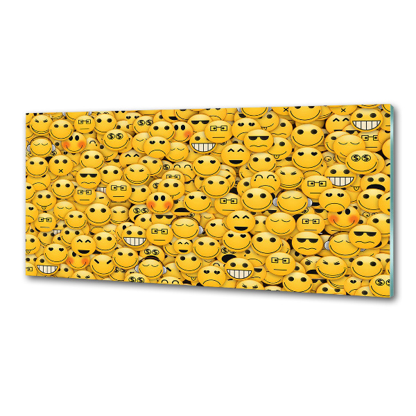 Pannello retrocucina con motivo a emoticon