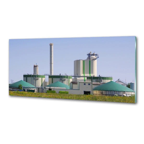 Rivestimento parete cucina con impianto a biogas