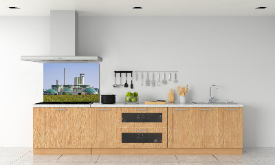 Rivestimento parete cucina con impianto a biogas