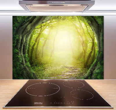 Rivestimento parete cucina con stampa 