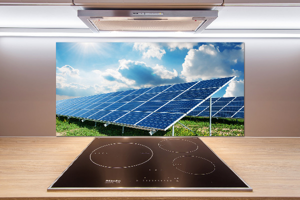 Pannello retrocucina con batteria solare integrata