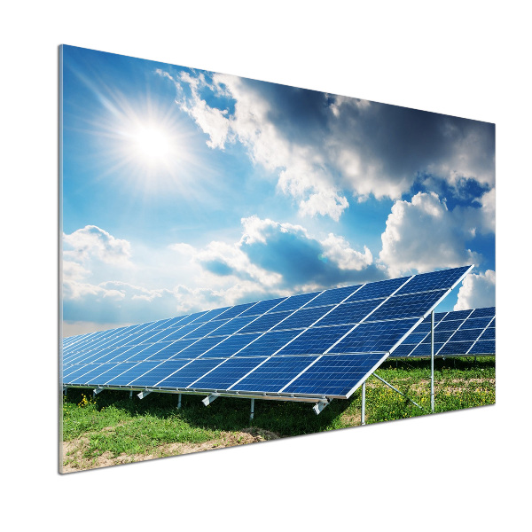 Pannello retrocucina con batteria solare integrata