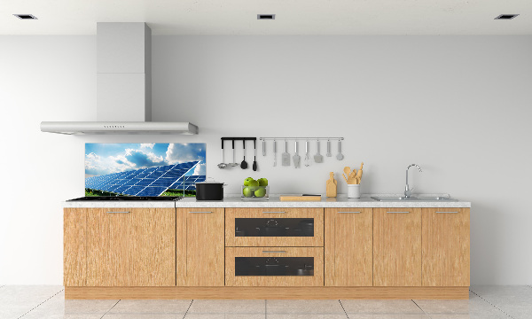 Pannello retrocucina con batteria solare integrata