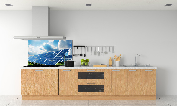 Pannello retrocucina con batteria solare integrata