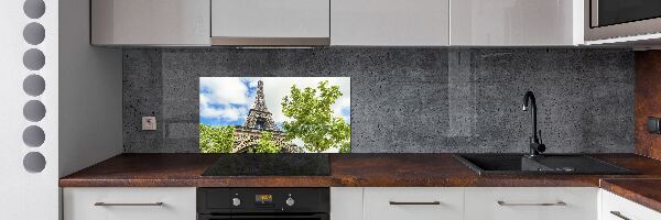 Pannello paraschizzi cucina con stampa della Torre Eiffel di Parigi