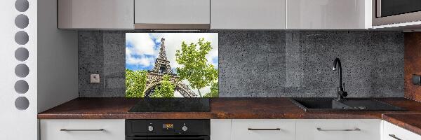 Pannello paraschizzi cucina con stampa della Torre Eiffel di Parigi