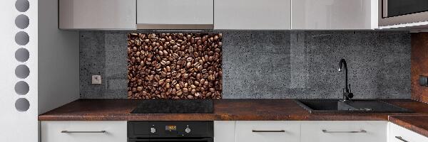 Rivestimento parete cucina con motivo a chicchi di caffè
