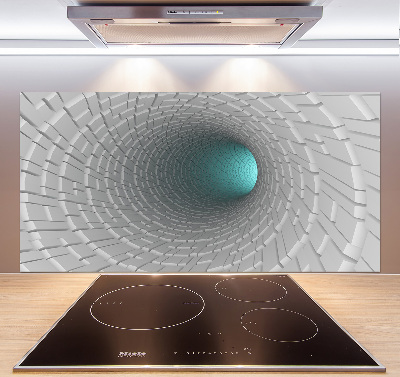 Pannello retrocucina con motivo Tunnel 3D