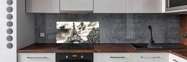 Pannello paraschizzi cucina con stampa della Torre Eiffel di Parigi