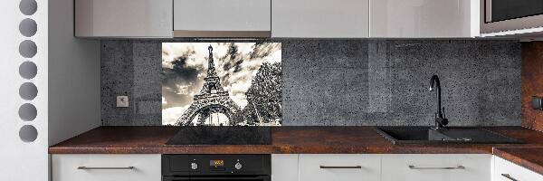 Pannello paraschizzi cucina con stampa della Torre Eiffel di Parigi