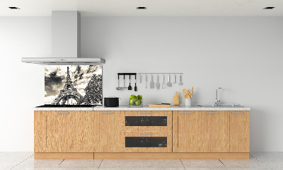 Pannello paraschizzi cucina con stampa della Torre Eiffel di Parigi