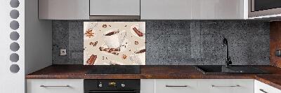 Pannello retrocucina con stampa di una tazza di caffè