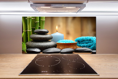 Rivestimento parete cucina in bambù