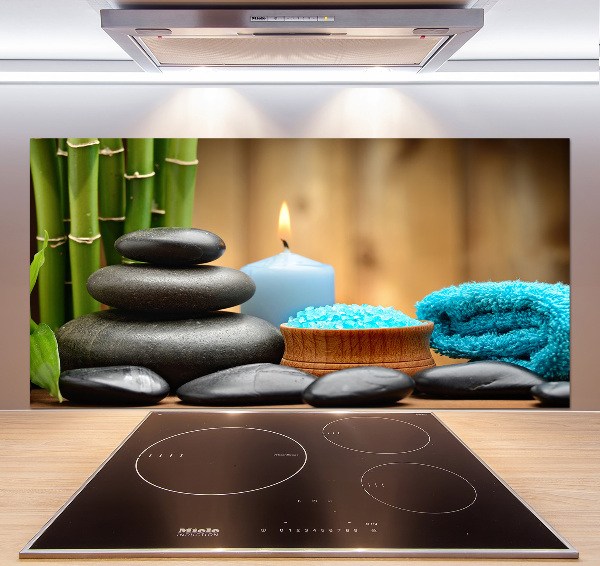 Rivestimento parete cucina in bambù