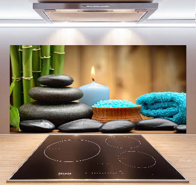 Rivestimento parete cucina in bambù