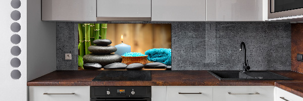 Rivestimento parete cucina in bambù