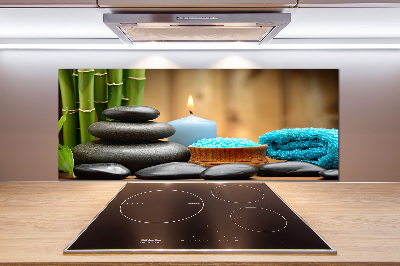 Rivestimento parete cucina in bambù