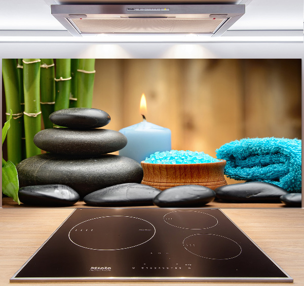 Rivestimento parete cucina in bambù