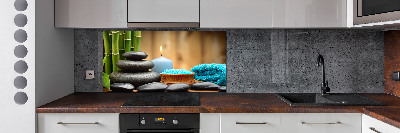 Rivestimento parete cucina in bambù