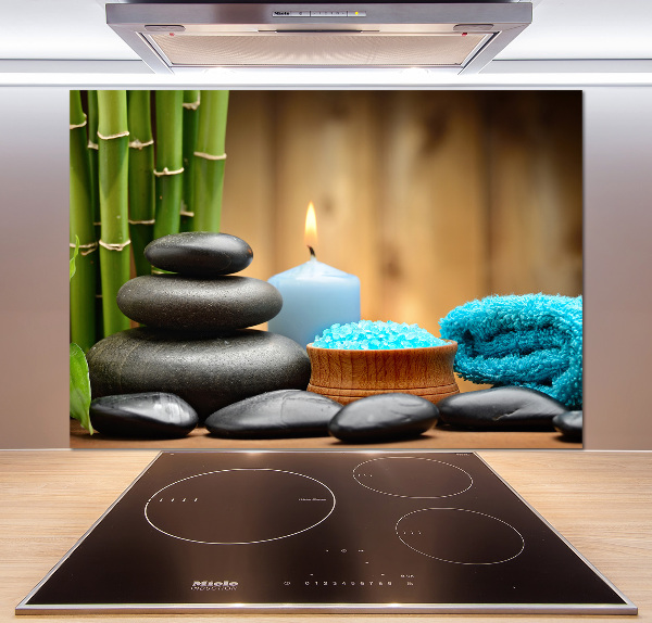 Rivestimento parete cucina in bambù