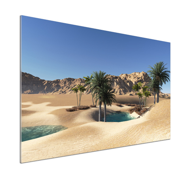 Rivestimento parete cucina con motivo Oasi