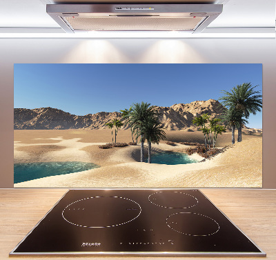 Rivestimento parete cucina con motivo Oasi