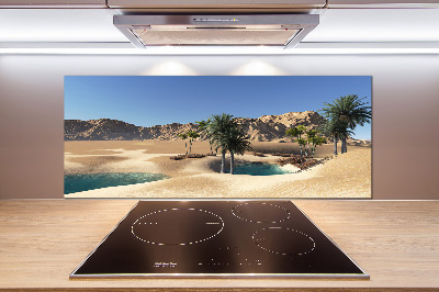 Rivestimento parete cucina con motivo Oasi