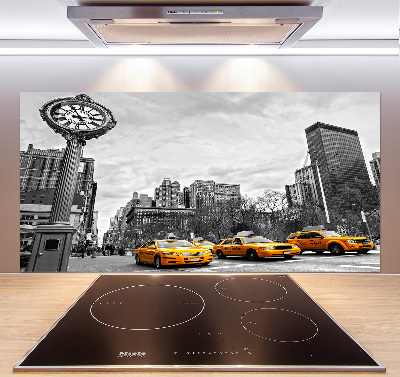 Rivestimento parete cucina con stampa «Taxi di New York»