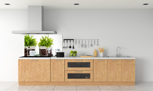 Rivestimento parete cucina con motivo a tema caffetteria