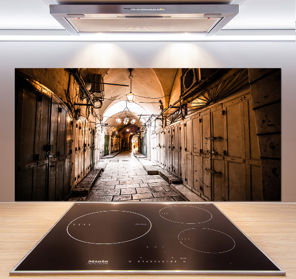 Rivestimento parete cucina con motivo Gerusalemme