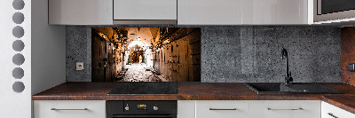 Rivestimento parete cucina con motivo Gerusalemme