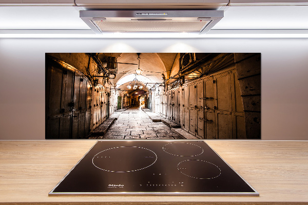 Rivestimento parete cucina con motivo Gerusalemme