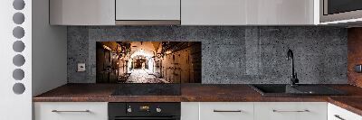 Rivestimento parete cucina con motivo Gerusalemme