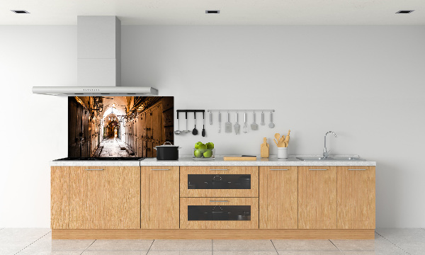 Rivestimento parete cucina con motivo Gerusalemme