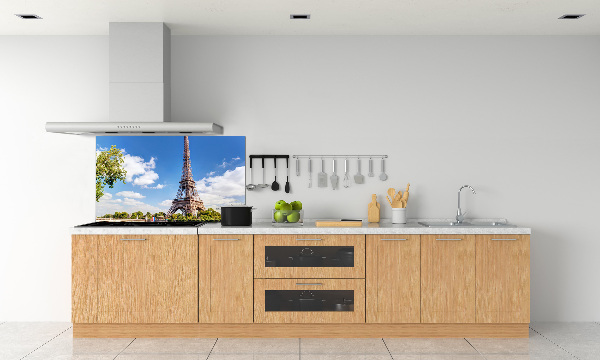 Pannello retrocucina con stampa della Torre Eiffel di Parigi