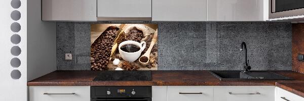 Pannello retrocucina con stampa a tema una tazza di caffè
