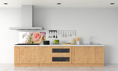 Pannello retrocucina con stampa raffigurante un mazzo di fiori