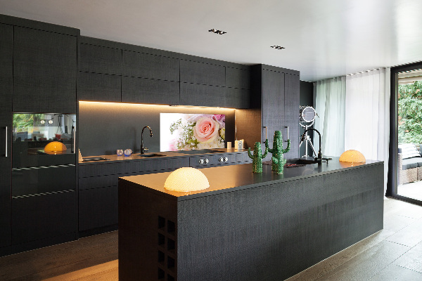 Pannello retrocucina con stampa raffigurante un mazzo di fiori