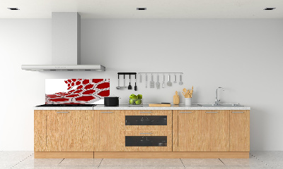 Rivestimento parete cucina con motivo astratto 3D